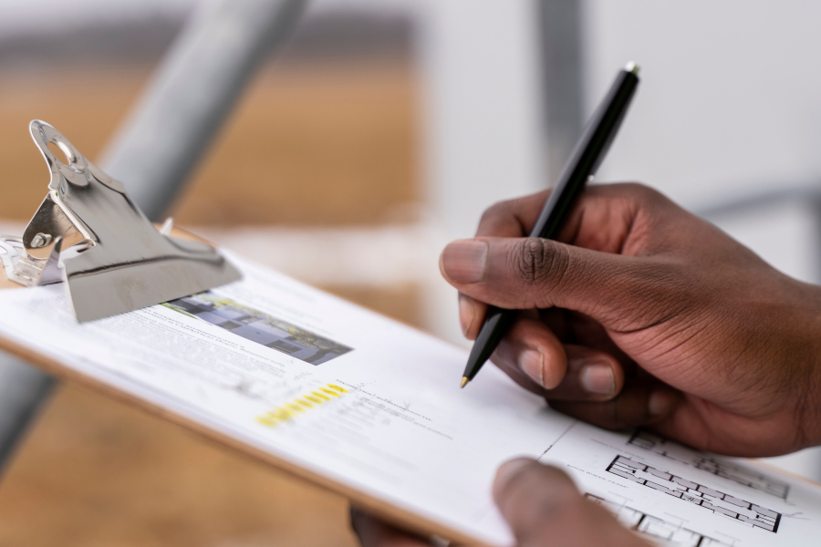 Trained engineer and certified technician opening up old faulty hvac system to replace it with new performant outside air conditioner after draining refrigerant and replacing ductwork